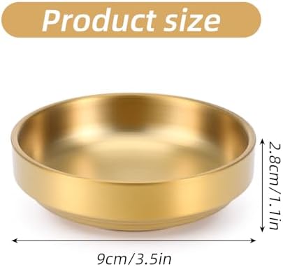 Paper Clip Holder Stainless Steel Paper Clip Holder Organizer for Desk Round Paperclip Pen Holders Cute Elegant Desk Organizer Accessories Supplies Gold Office Decor - Image 2