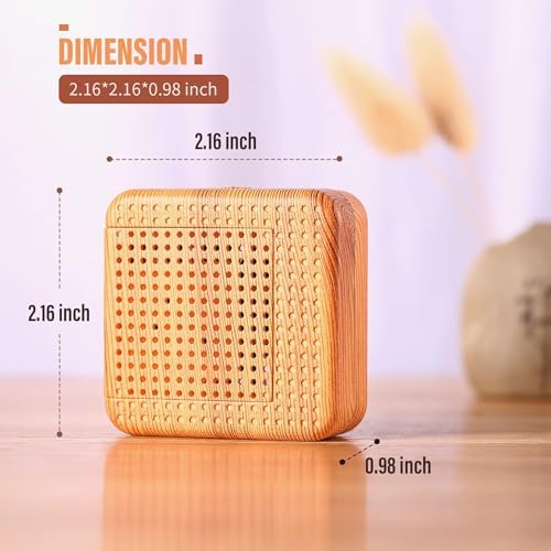 Weljoy Wood Grain Portable Diffuser for Essential Oils – Car or Travel, Mini Size, Quiet, Waterless, Re-Chargeable Battery or USB (Wood Grain) - Image 6