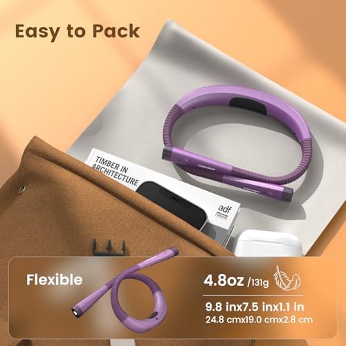 Glocusent Reading Light,LED Neck Light,80-hr Rechargeable Book Light - Image 5