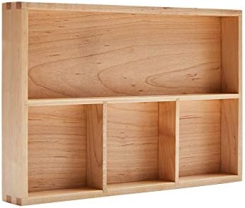 pandapark Wood Organizer Tray,Black Walnut,Desk & Drawer Storage Box (Maple Master) by Pandapark
