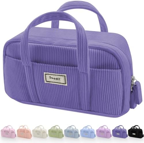 Sooez Large Pencil Case Pouch, Extra Big Pencil Bag with 5 Compartments by Sooez