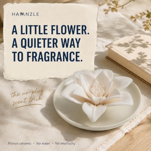 Passive Diffuser for Essential Oil-Ceramic Diffuser(Lily) - Image 5