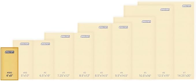 Kraft Bubble Mailers 500 Pack, 4 x 8 Inch Padded Shipping Envelopes, Yellow Mailing Envelopes for Documents & Packages, Durable & Lightweight, Made in USA