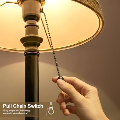 Oneach 19.5" Small Table Lamps Set of 2 for Living Room Bedroom, USB A+C - Image 5