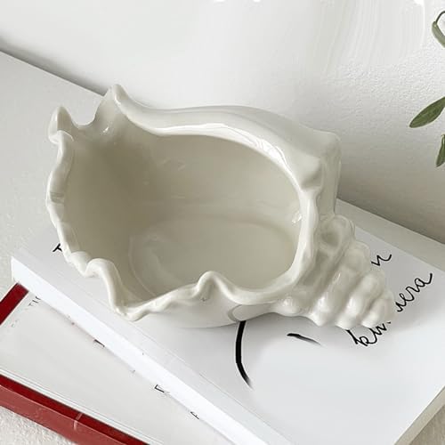 Conch Shape Ceramic Jewelry Tray - Jewelry Decorations Dish - Image 6