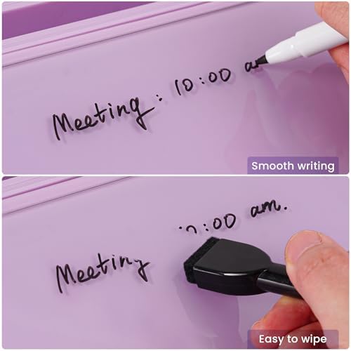 Varhomax Glass Desk Whiteboard with Storage - Image 4