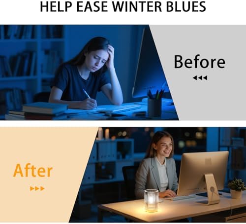 Cordless Table Lamp with Timer, Bedside Lamps with LED Warm Light - Image 5