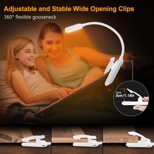 Gritin 16 LED Rechargeable Book Light for Reading in Bed - Image 5