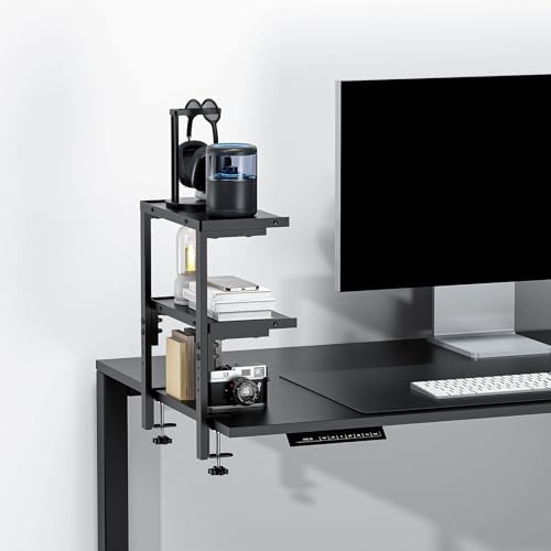 Spacrea 2 Tier Clamp on Desk Shelf - Image 6