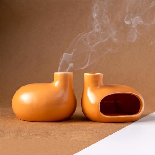 Ceramic Palo Santo Holder, Handcrafted Incense Burner Ash Catcher for Sage - Image 6