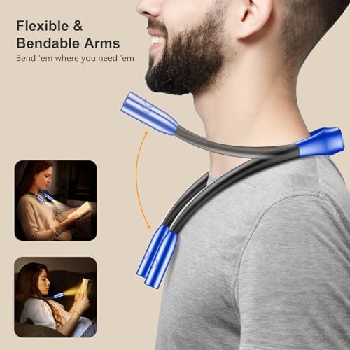 Gritin Book Light, Eye Caring 3 Colors & Dimmable Brightness Reading Light - Image 4
