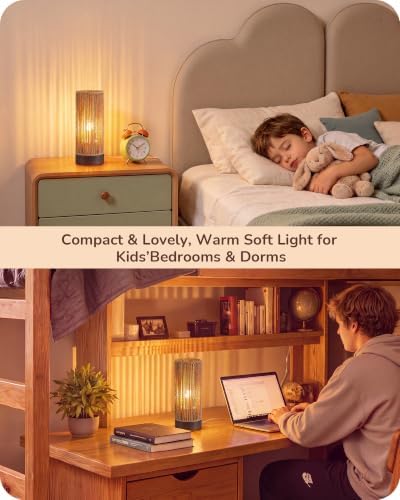 EDISHINE 9.85IN Wood Table Lamp, E26 Socket, No Assembly Required - Image 6
