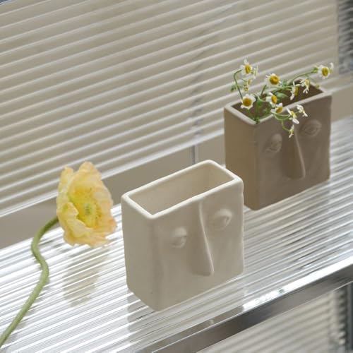 WENSHUO Ceramic Pen Holder, Pencil Holder for Desk, Desk Accessories, Crème - Image 6