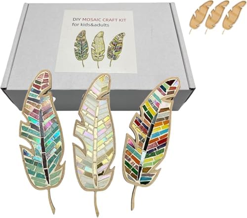 ZengHBY Mosaic Craft Kits for Adults Porcelain Tile Mixed Colour by EOQIFJM