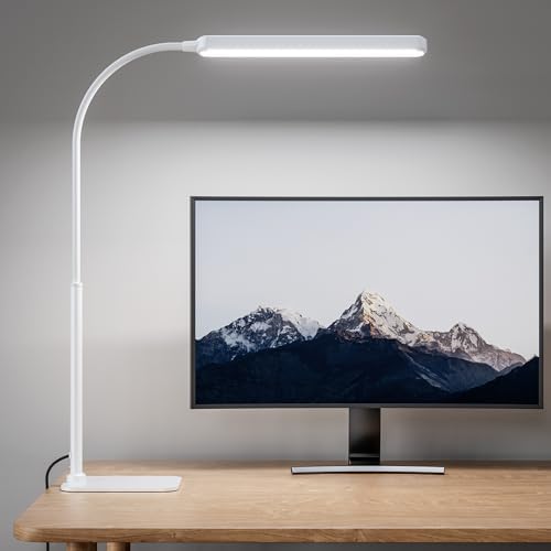 SUPERDANNY Eye-Caring LED Desk Lamp Work Lamp Office Lamp with Base by SUPERDANNY