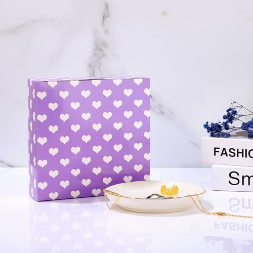 JoycuFF Amelia Personalized Name Ceramic Jewelry Tray, Mothers Day Christmas Anniversary Engagement Birthday Gifts for Women Couples, Trinket Dish for Rings Earrings Necklaces Bracelets Keys - Image 7