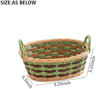 Kingwillow Oval Wicker Basket With Handle (Small Size) - Image 5