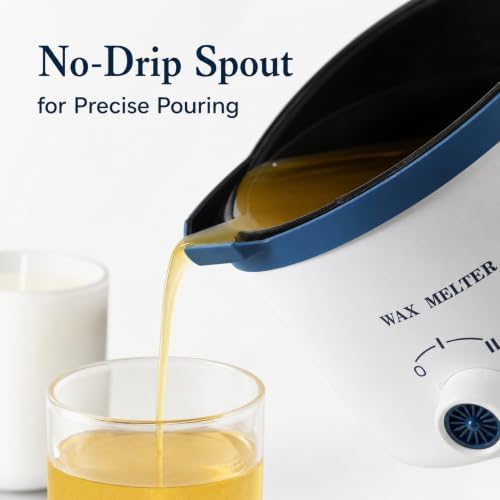 Ksedcon Electric Wax Melting Pot for Candle Making with Thermometer, Wicks - Image 5