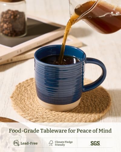 famiware Coffee Mugs Set of 8, 13 oz Mug Set, Ceramic Cup Set with Handle - Image 2