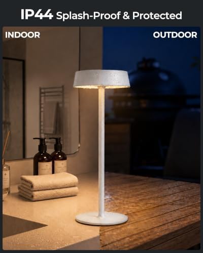 EZVALO Cordless Ambient Lighting, Rechargeable Table Lamp, Battery Operated - Image 4