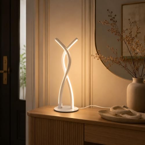 MORIACC Smart LED Desk Lamp, App Control & Remote, Dimmable Bedside Light - Image 3