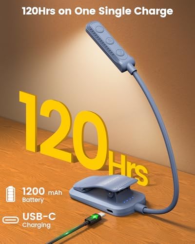 Glocusent 13 LED Book Lights for Reading at Night, Gifts for Book Lovers - Image 5