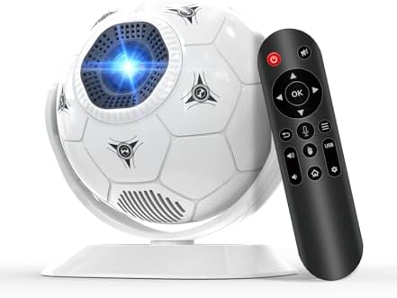 Magcubic 2026 Football-Themed Mini Projector, 4K Support Android 14 HY300F by Magcubic