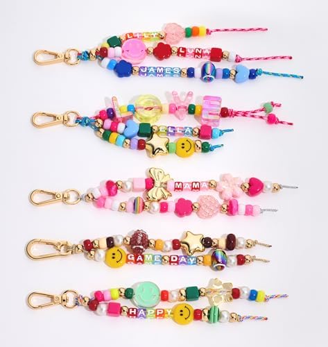 RepaTime DIY Beaded Bag Charm Kit for Women with Keychain Supplies - Image 2