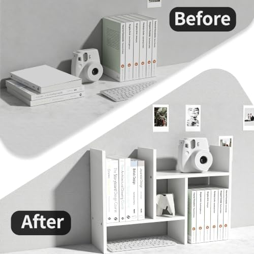 MASAKA B&W Adjustable Stackable Office Supplies Desk Organizer - Image 5