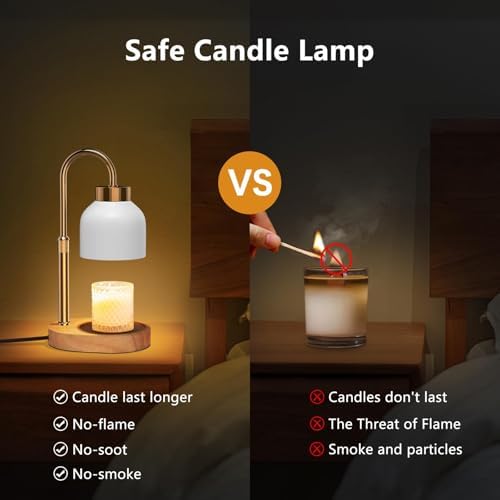 Candle Warmer Lamp with Timer Dimmer for Scented Candles - Image 4