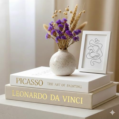 Decorative Books - Set of 2 Fake/Faux Coffee Table Book - Storage boxes by PITI