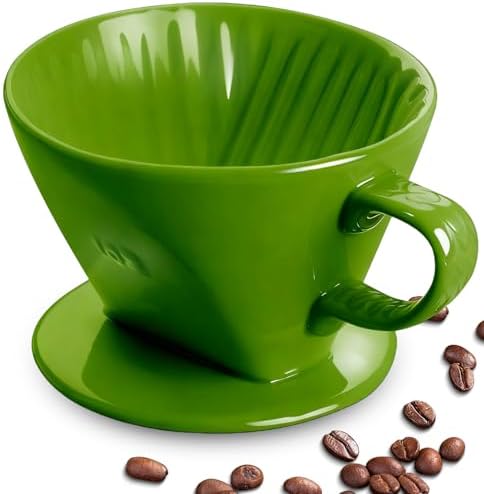hailanbao Handmade Pour Over Ceramic Coffee Dripper by Hailanbao
