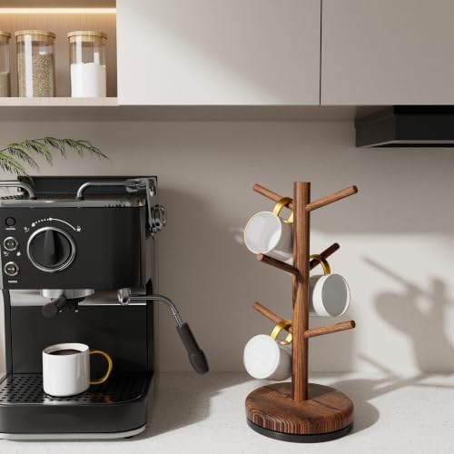 Dorhors Mug Holder Tree,Coffee Cup Holder,Mug Rack Stand Hook,Bar Organizer - Image 2