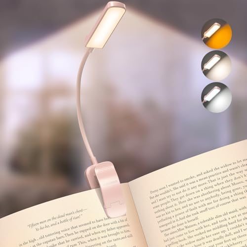 Glocusent 13 LED Book Lights for Reading at Night, Gifts for Book Lovers by GLOCUSENT