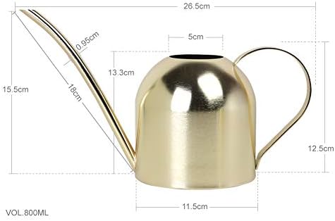 Stainless Steel Water Can for Indoor Plants and Garden (Gold 30 oz) - Image 2