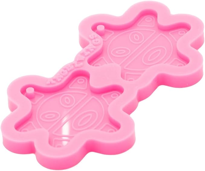 Resin Earring Mold Silicone Resin Jewelry Molds Hexagon Shape Epoxy Resin Casting Molds for Women Earring Crafts DIY Necklace Pendant Resin Mold