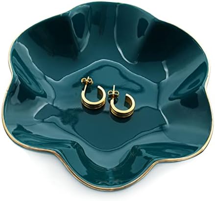 HANKOR Jewelry Dish Tray, Ceramic, 4.7 inch, Green by HANKOR
