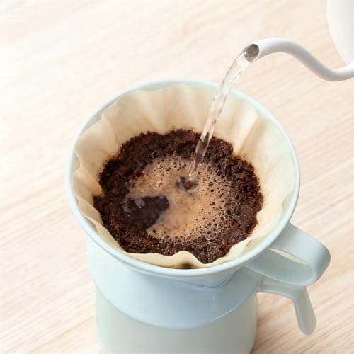 Ceramic Pour Over Coffee Dripper, V-Shaped Coffee Filter Cone - Image 6