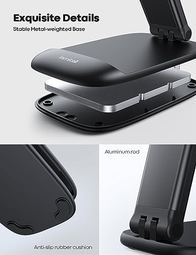 Lamicall Cell Phone Stand for Desk, Height Angle Adjustable Phone Holder - Image 6
