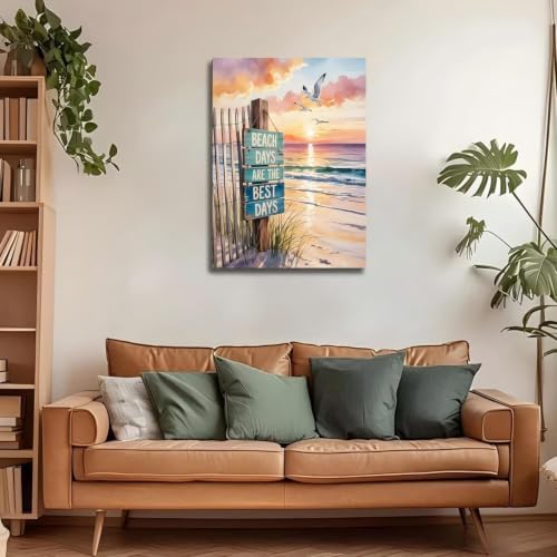 Beach scenery Diamond Art Kits for Adult Diamond Painting Kit for Beginner - Image 2