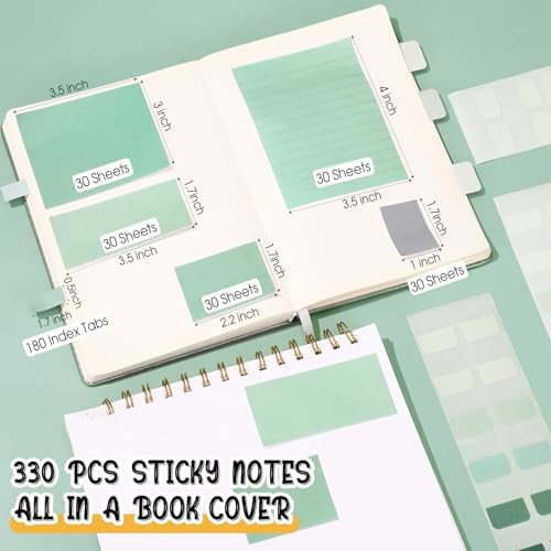 38pcs Aesthetic Office Supplies Kit, Green Color, Classic - Image 4