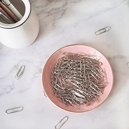 HANKOR 4.75" Ceramic Jewelry Tray, Small Ring Dish Holder Trinket Tray, Catch All Trays for Ring Earring Necklace Key, Christmas Gifts for Women Girls, Pink - Image 3