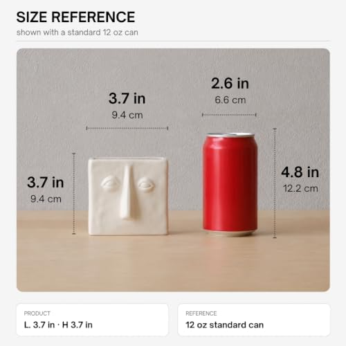 WENSHUO Ceramic Pen Holder, Pencil Holder for Desk, Desk Accessories, Crème - Image 3