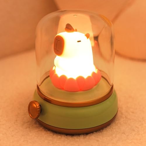 WANIDEA Capybara Night Light for Kids, Cute Lamp and Ambient Lighting by WANIDEA