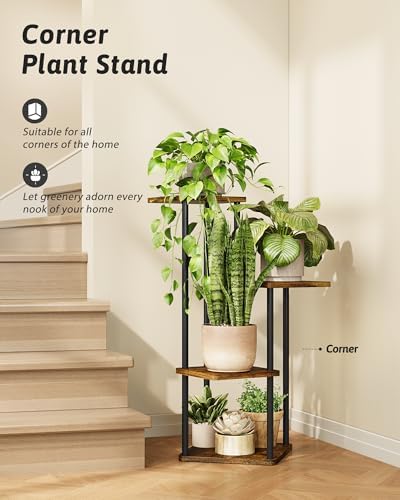 GENTINGBRO Corner Plant Stand Indoor Tall Plant Stand - Image 2