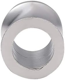Stainless Steel Spacer Beads 8x9mm Loose Charm Caps Beads for DIY Jewelry Making 10pcs with 5mm Hole