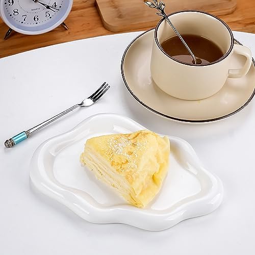 VanEnjoy Ceramic Cute Jewelry Dish, Aesthetic Jewelry Tray Gold finished, Small Trinket Dish, Ring Bowl for Jewelry, Thanksgiving Friend Gift - Image 6