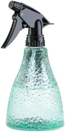 Glass Plant Mister Spray Bottle for Indoor Plants, 13oz, Mint Green by Ebristar