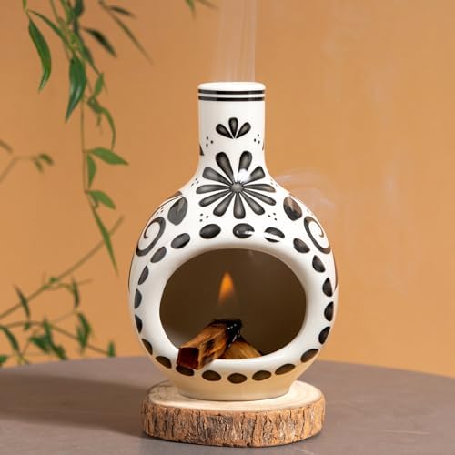 MOUGIGI Palo Santo Holder, Mini Chimney Incense Bowl for Sage & Cones by MOUGIGI