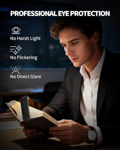HEMONNKAM Reading Light, Rechargeable Clip-On Book Light for Bed at Night - Image 3